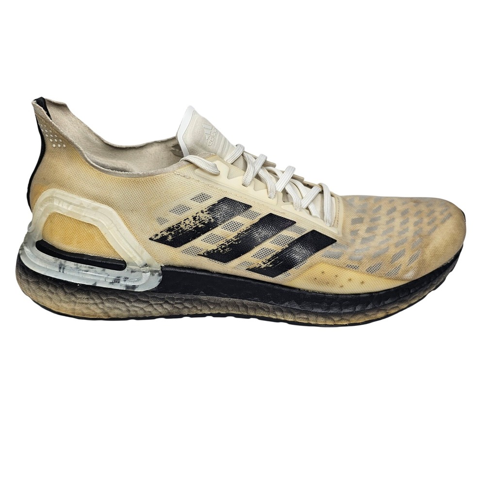 Adidas Ultraboost PB Mens Size 10 White‎ Core Black Running Shoes EG0915 - Picture 2 of 11